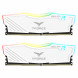 Team T-Force Delta RGB White 32GB 2x16GB 3600MHz CL18 DDR4 Gaming Ram (TF4D432G3600HC18JDC01)